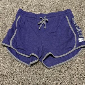 Stadium Athletics Kansas State K State Wildcats Purple Women's Athletic Shorts